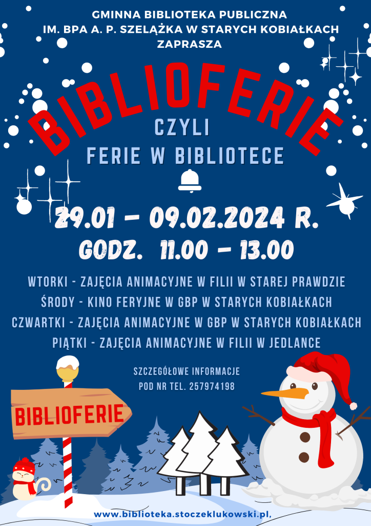 Plakat - BIBLIOFERIE 2024